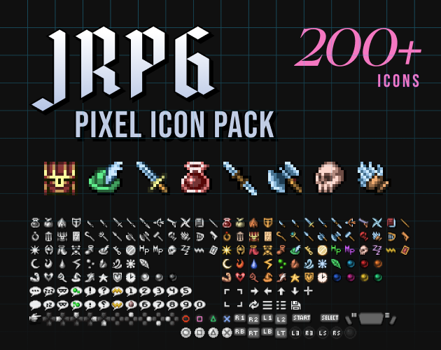 JRPG Pixel Icon Pack
