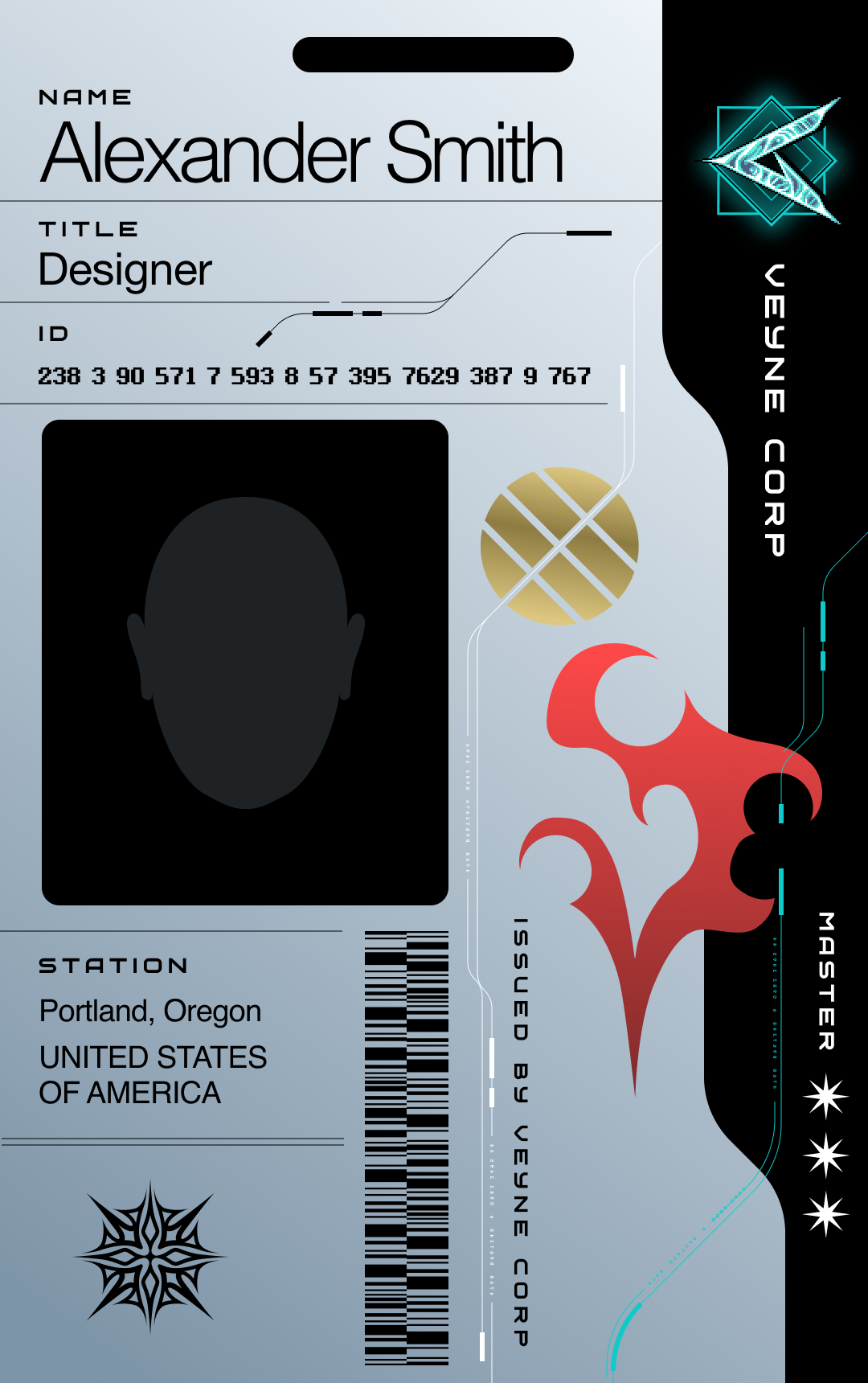 Alex Smith - Designer ID Card